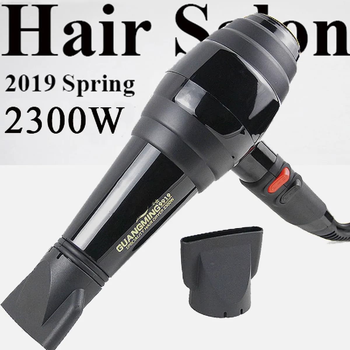 Sèche-cheveux professionnel 2300W - Noir