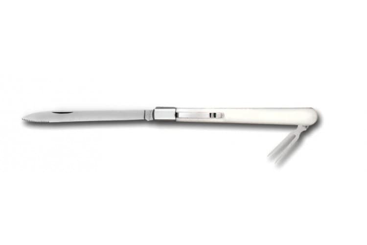 Couteau de dégustation bargoin pliant pour fromages lame 11cm inox