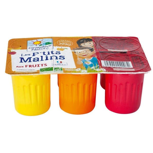 Fromage frais aux fruits 3% 6x60g